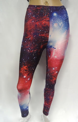 Red Galaxy Leggings – Indelicate Clothing