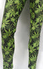 Green Marijuana Leggings
