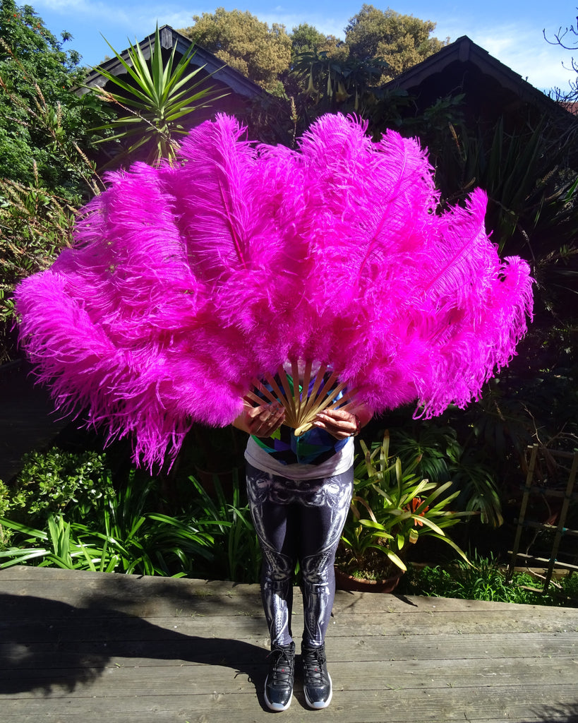 Ostrich Feather Fans - Piedmont Boutique