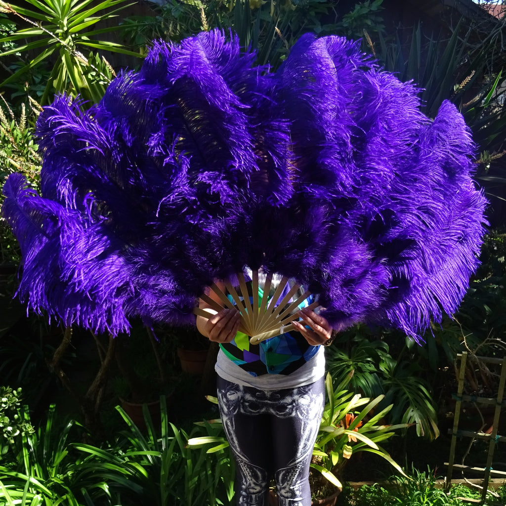 Ostrich Feather Fans - Piedmont Boutique