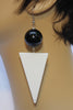 White Triangle with Black Ball