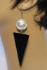 Black Triangle with Pearl Ball