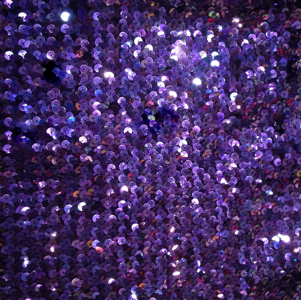 Purple sequin belt top