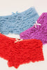 Baby Blue, Magenta, Red